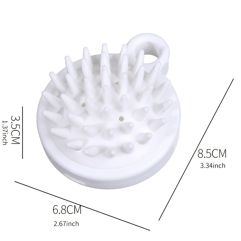 [Durable Build] Silicone Scalp Massager Brush, Soft Shampoo Dandruff Scratcher Comb, Non-Electric Hair Care Tool for Itch and Head Massage