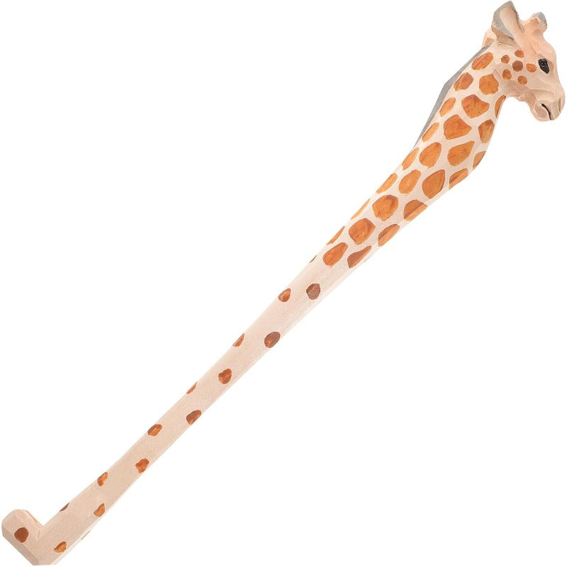 Ergonomic Giraffe-Shaped Back Scratcher & Massager - 14.96" Long Portable Wooden Body Relaxation Tool with Durable Composite Material, Multi-Functional for Back, Head, Foot, Hands & Body Itch - Ideal Gift for Adults, Seniors, Mom & Dad (Travel-Friendly