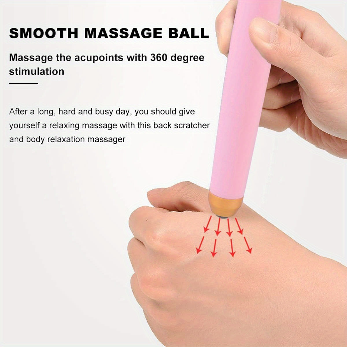 Extendable Back Scratcher - Portable Telescopic Non-Slip Grip Backslap Massage Tool with Ergonomic Handle, Durable Metal Construction for Home, Office & Travel Use, Back Massager, Sleek Design, Sturdy Metal Parts