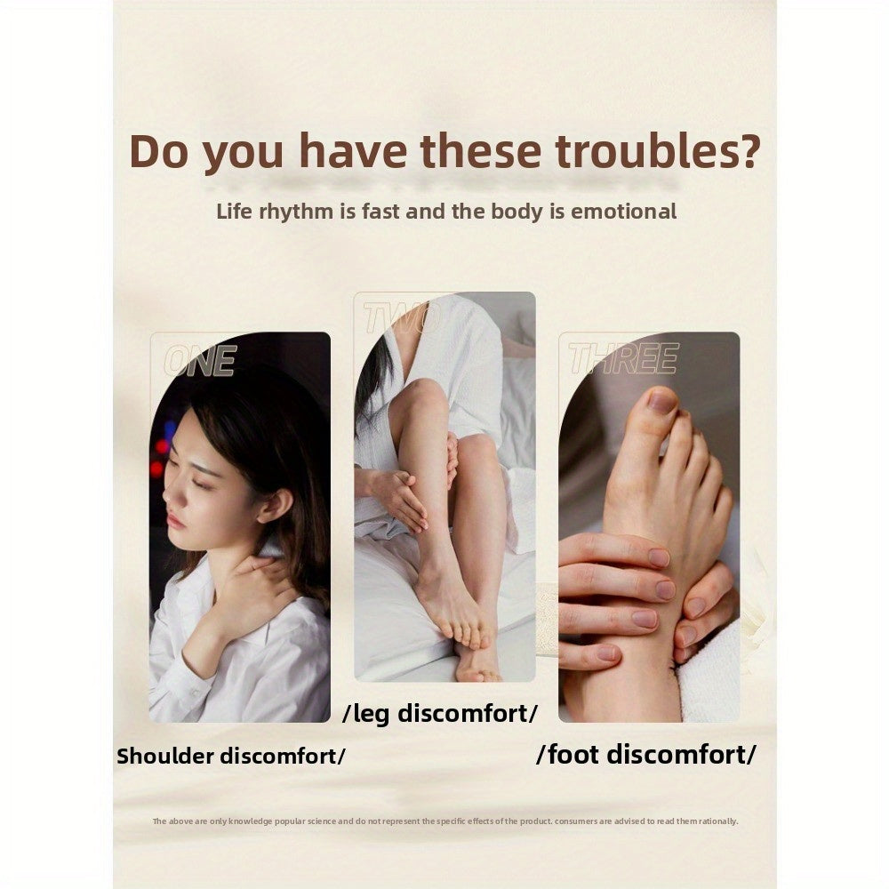 Golden Sandalwood Triangle Massage Stick - Battery-Free Plantar Reflexology, Shoulder and Neck Scraping, Meridian Press Tool, Portable Natural Muscle Relaxer, Ergonomic Design, Smooth Surface, Handheld Durable Construction, Essential for Self-Care