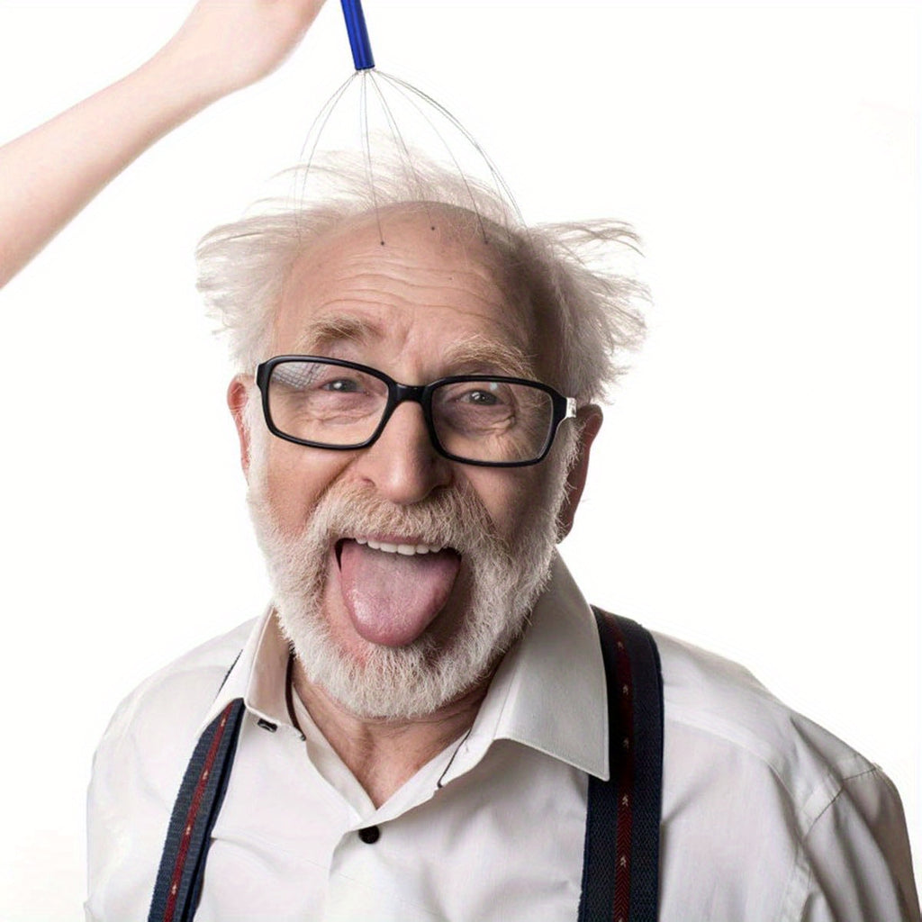 Mothers Day Birthday Gifts for Mom, Christmas Stocking Stuffers for Adults, 4pcs Scalp Massager Hair Growth Head Scratcher, White Elephant Gifts for Adults, Bulk Party Game Adult Prizes