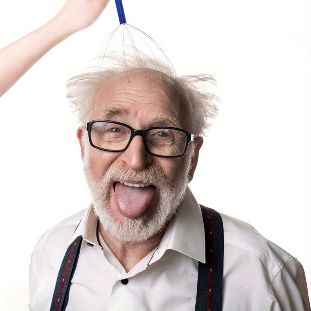 Mothers Day Birthday Gifts for Mom, Christmas Stocking Stuffers for Adults, 4pcs Scalp Massager Hair Growth Head Scratcher, White Elephant Gifts for Adults, Bulk Party Game Adult Prizes