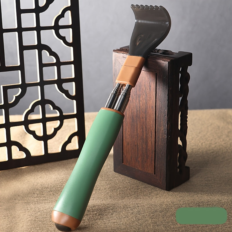 1pc Set Extendable Back Scratcher, Stainless Steel Double-Ended Anti-Twist, for Self-Massage, Elderly with Itchy Scratcher Tool