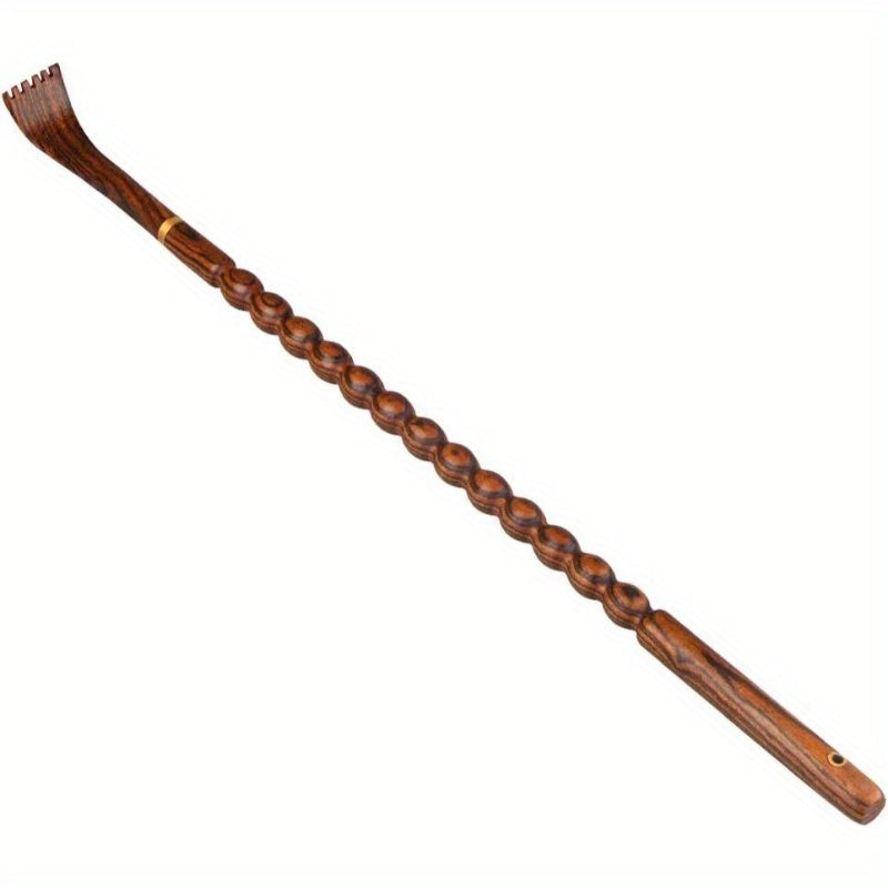 Natural Bocote Wood Back Massager Itching, Long Sturdy Back Scratchers, Body Relaxation Massager, Back Massage Tool, Spine Comfort Back Stretcher, Lower Back Massager, Massage Tool Back, Spine Support, Durable Tool, Handcrafted Massager, Handcarved