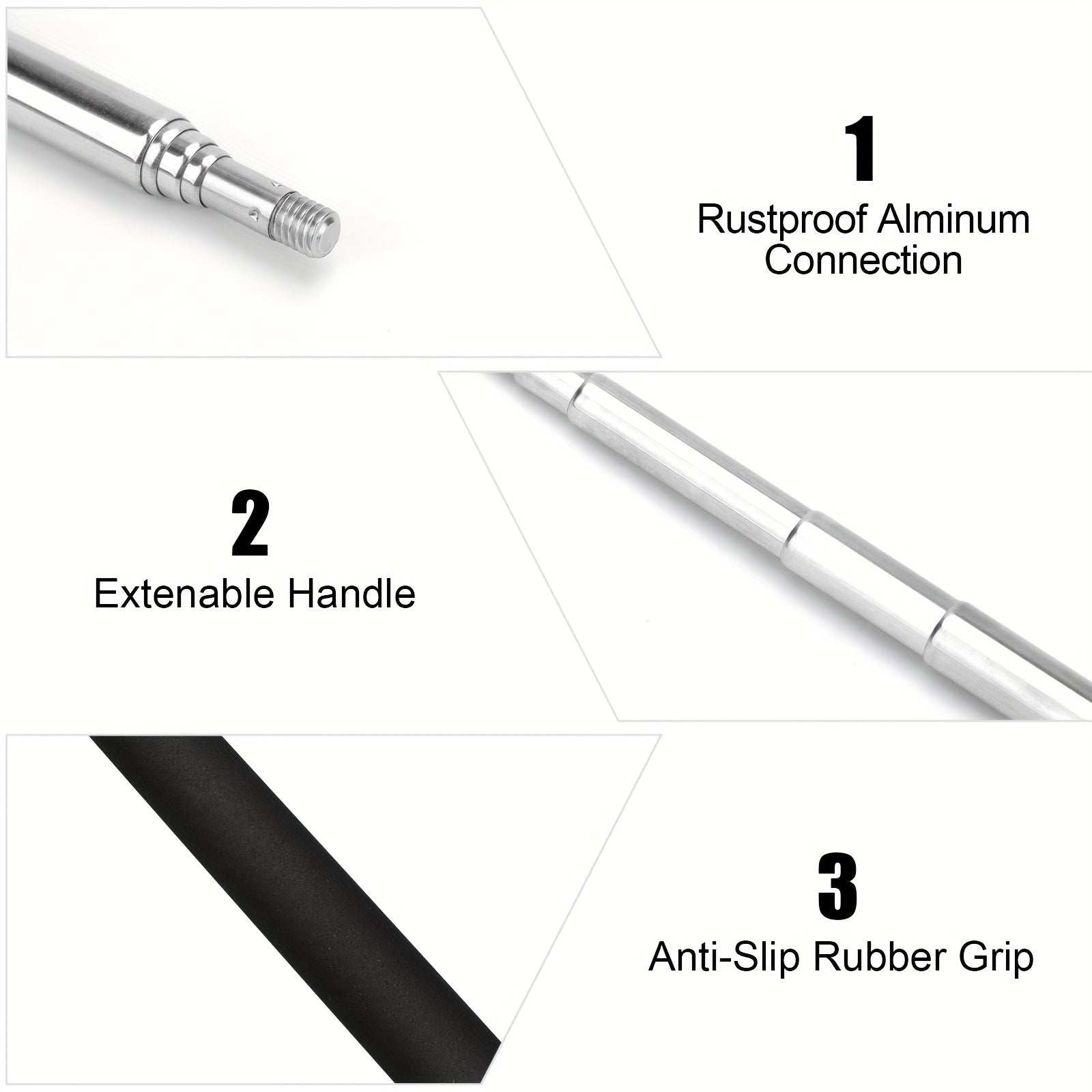 Back Scratcher Extendable Set, Handheld Head Massage, Adjustable & Retractable Design, Novelty Idea Gifts for Men & Women