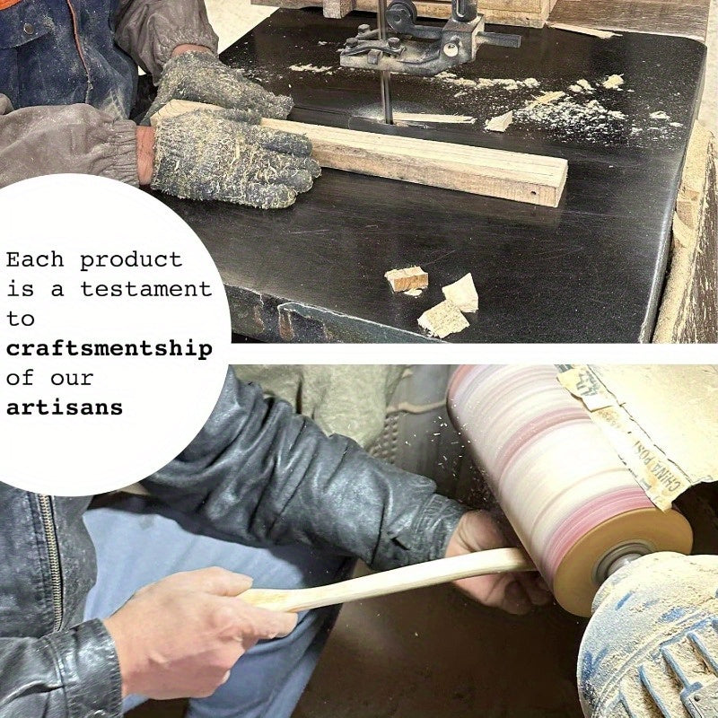 Handcrafted Oversized 18'' Wooden-Style Back Scratcher with Extended Curved Handle - Metal Construction, Natural Yellow Finish, Gentle on Sensitive Light Beige, No Residue - Instant Itch for Back, Body & Hard-to-Reach Areas - Ideal Gift for Adults,