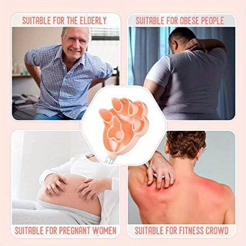 NURENDER Extra Long Back Scratcher with Extendable Handle (9-27 Inches) - Heavy-Duty Telescoping Back Massager, Non-Slip Grip, Pink - for Itchy Back, Arms, Legs, Hard-to-Reach Areas - Ideal Gift for Adults, Elderly, Pregnant Women - Portable Back Massager