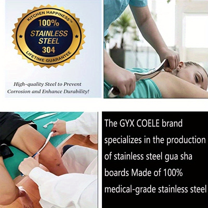 Muscle Scraper Stainless Steel Gua sha Scraping Massage IASTM Tools Great Soft Tissue Mobilization Long bar