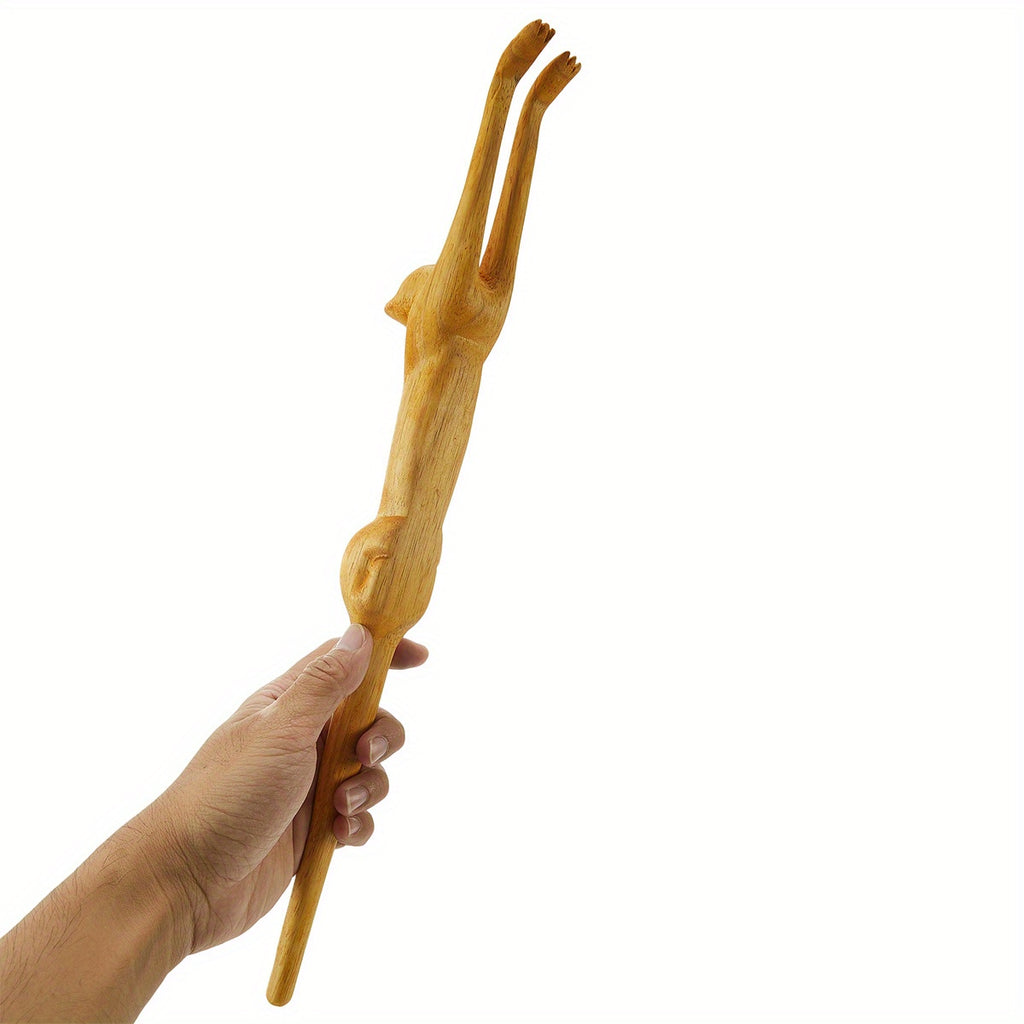 Cat Back Scratcher, Hand Crafted Anti-Itch Massager with 3D Cat Shape for Home Office, Home Grooming Tool, Pet Care Accessory, Whimsical Massager, Decorative Scratcher, Plasticfree Scratcher, Durable Material, Pet Massage Tool, Feline Grooming Aid, Office