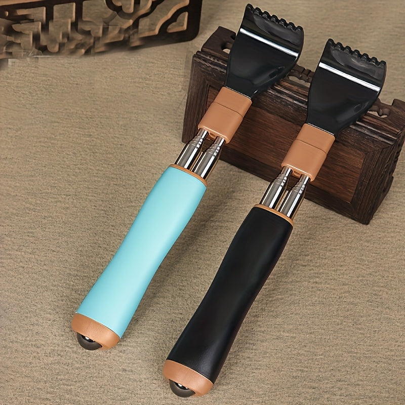 1pc Set Extendable Back Scratcher, Stainless Steel Double-Ended Anti-Twist, for Self-Massage, Elderly with Itchy Scratcher Tool