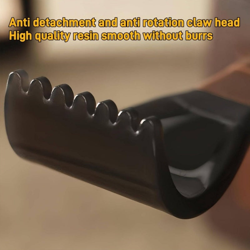 2-Pack Extendable Back Scratcher & Massager - Heavy-Duty Extendable Double-Pole Design, Long Reach (8.3-21.3in), Non-Slip Grip - Portable Back Itch Tool for Adults, Seniors, Travel, Home, Office - Ideal Gift for Back, Neck, Shoulder, Legs - Black, Home