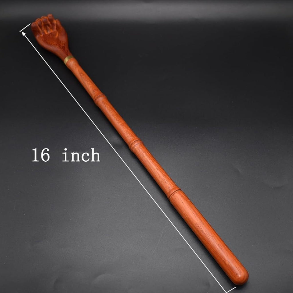 Redwood Back Scratcher, Simulate Hand Shape to Solve Back Itching ( 16 inches)