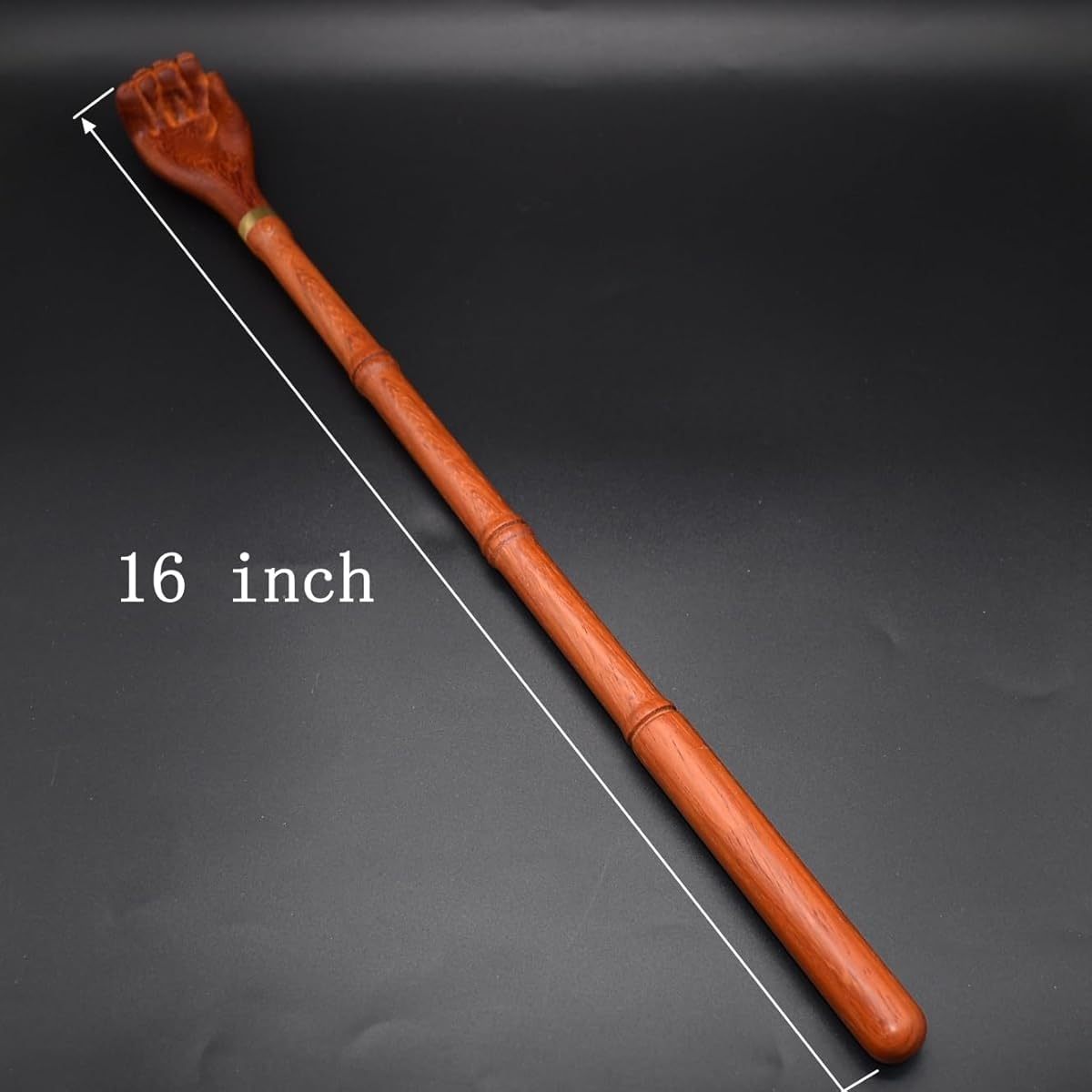 Redwood Back Scratcher, Simulate Hand Shape to Solve Back Itching ( 16 inches)