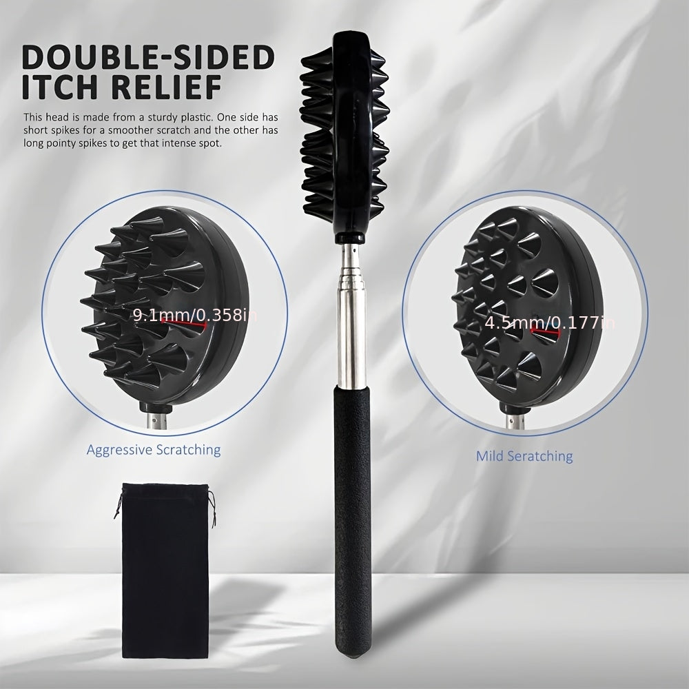 Prickly Cactus Back Scratcher with Extendable Ergonomic Handle - Heavy-Duty Back Massager, Non-Slip Grip for Hard-to-Reach Areas, Perfect Mother'S Day Gift for Women, Mom, Grandma - Ideal for Home, Travel, or Spa Use, Home Wellness Tool, Unique Design,