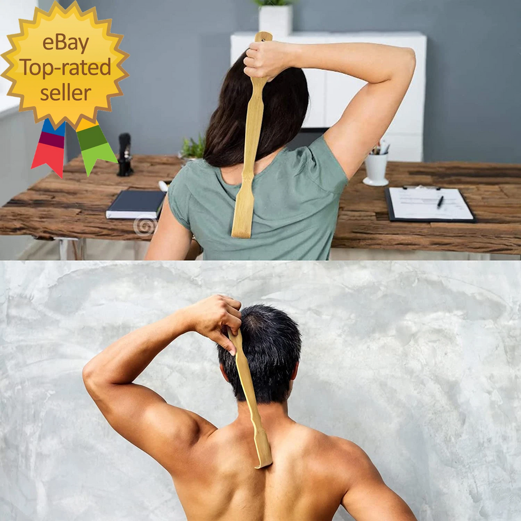 Bamboo Back Scratcher 100% Natural Bamboo Back Scratchers for Itching