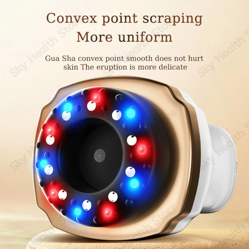 Cupping therapy device, EMS red light heating massager, deep body massage