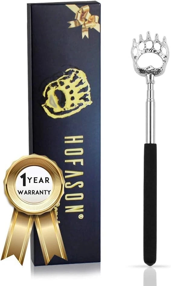 Telescopic Bear Claw Back Scratcher for Instant Relief - Portable and Durable