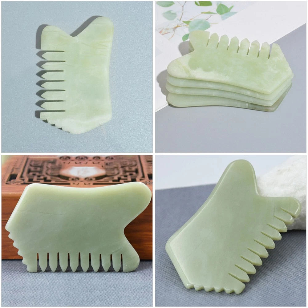 Massage Comb Scalp Scratcher Man Stone Hair Manual Massagers