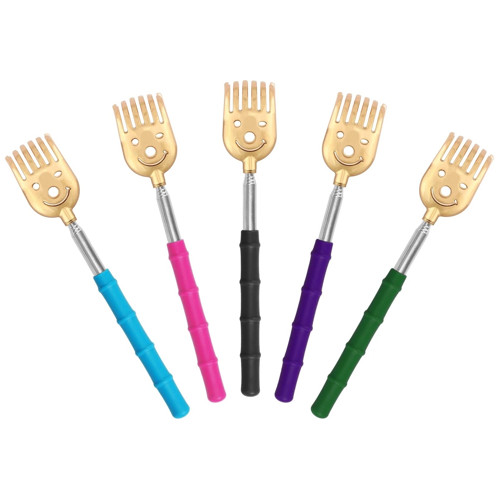 5 Pack Telescoping Back Scratcher, Gift Manual Back Scratchers, Metal Portabl...