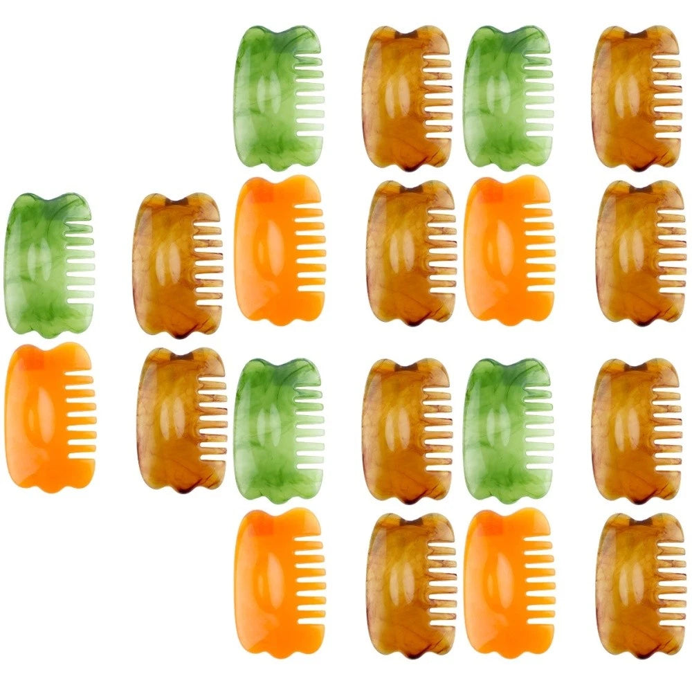 5 Pack Massage Comb Scraping Board Head Massager Scalp Scratcher