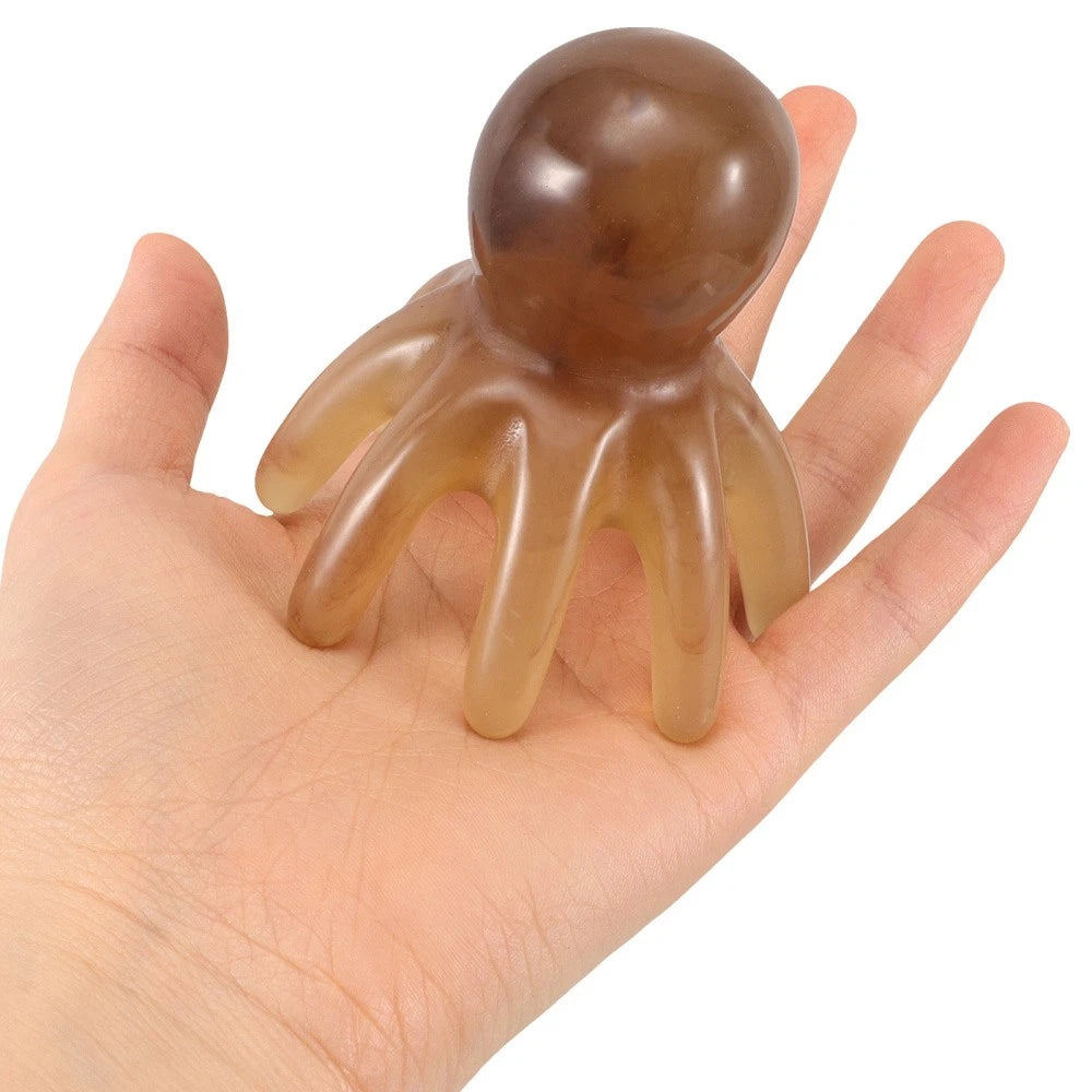 2 Pcs Eight Claw Comb Massage Electric Head Scratcher Relaxation Tool