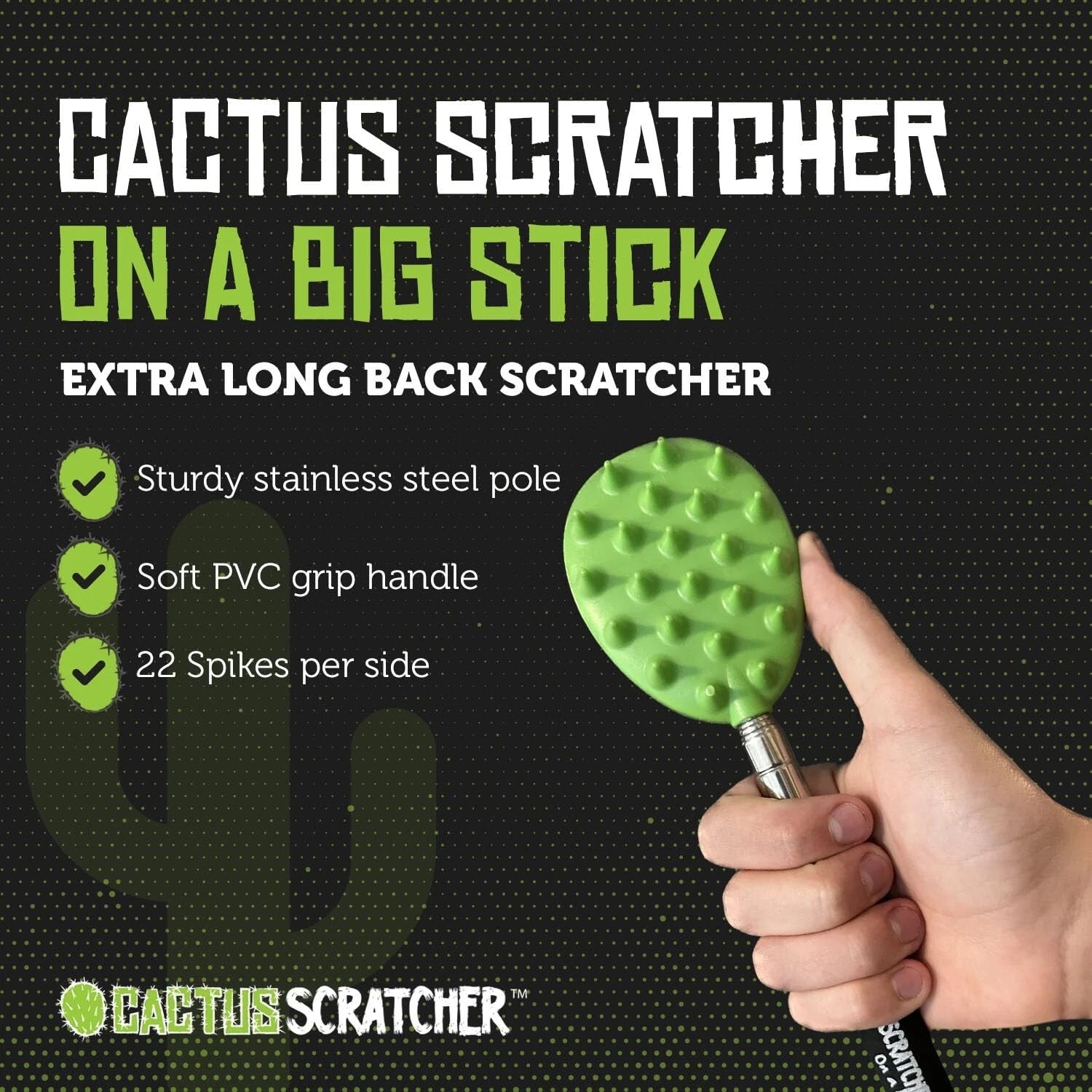 Back Scratchers Extendable Long Stick Dual-Sided Relief for Men Women