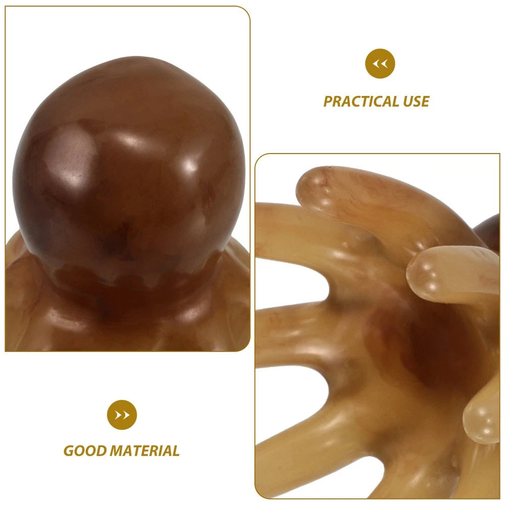 2 Pcs Eight Claw Comb Massage Electric Head Scratcher Relaxation Tool