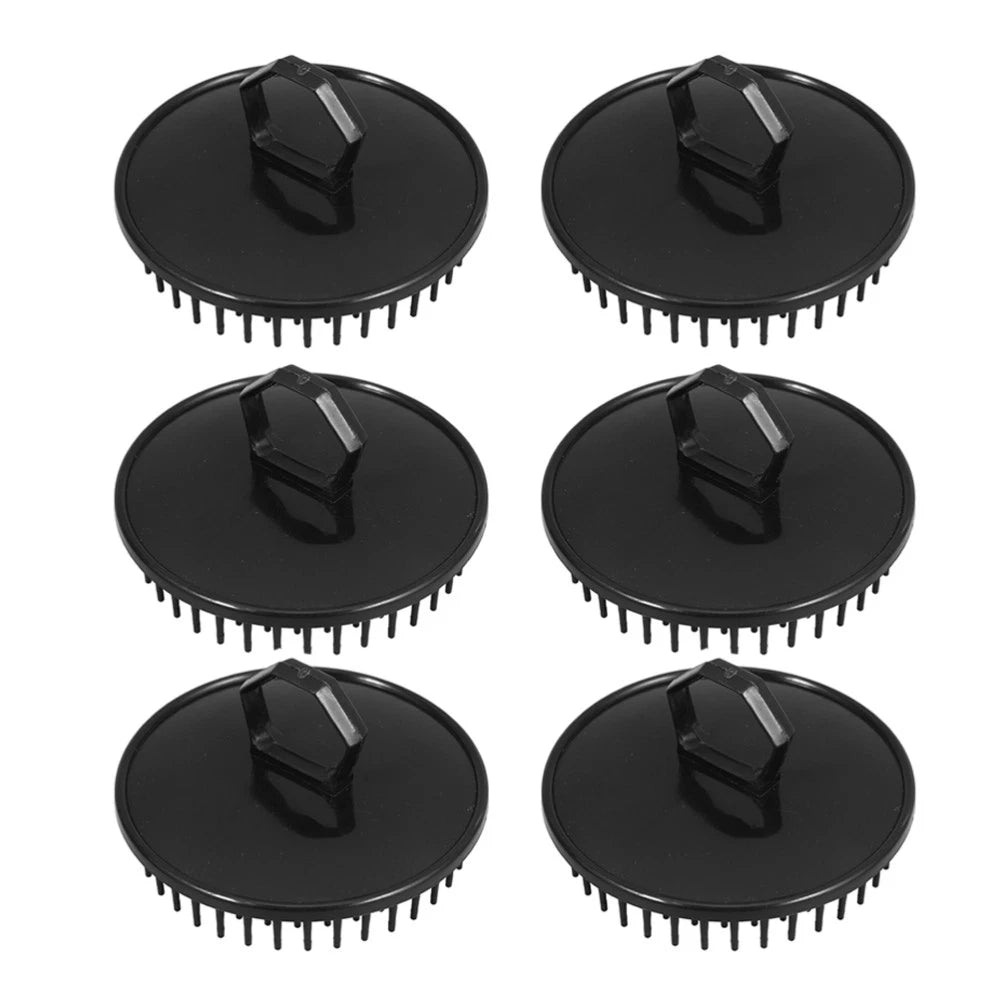 6 Pcs Head Massager Dandruff Comb for Women Hair Scratcher Scalp