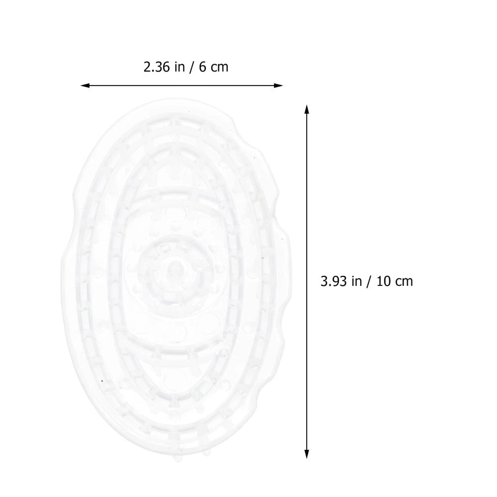 2 Pcs Shampoo Brush Hair Scalp Massager Travel Washing Scratcher