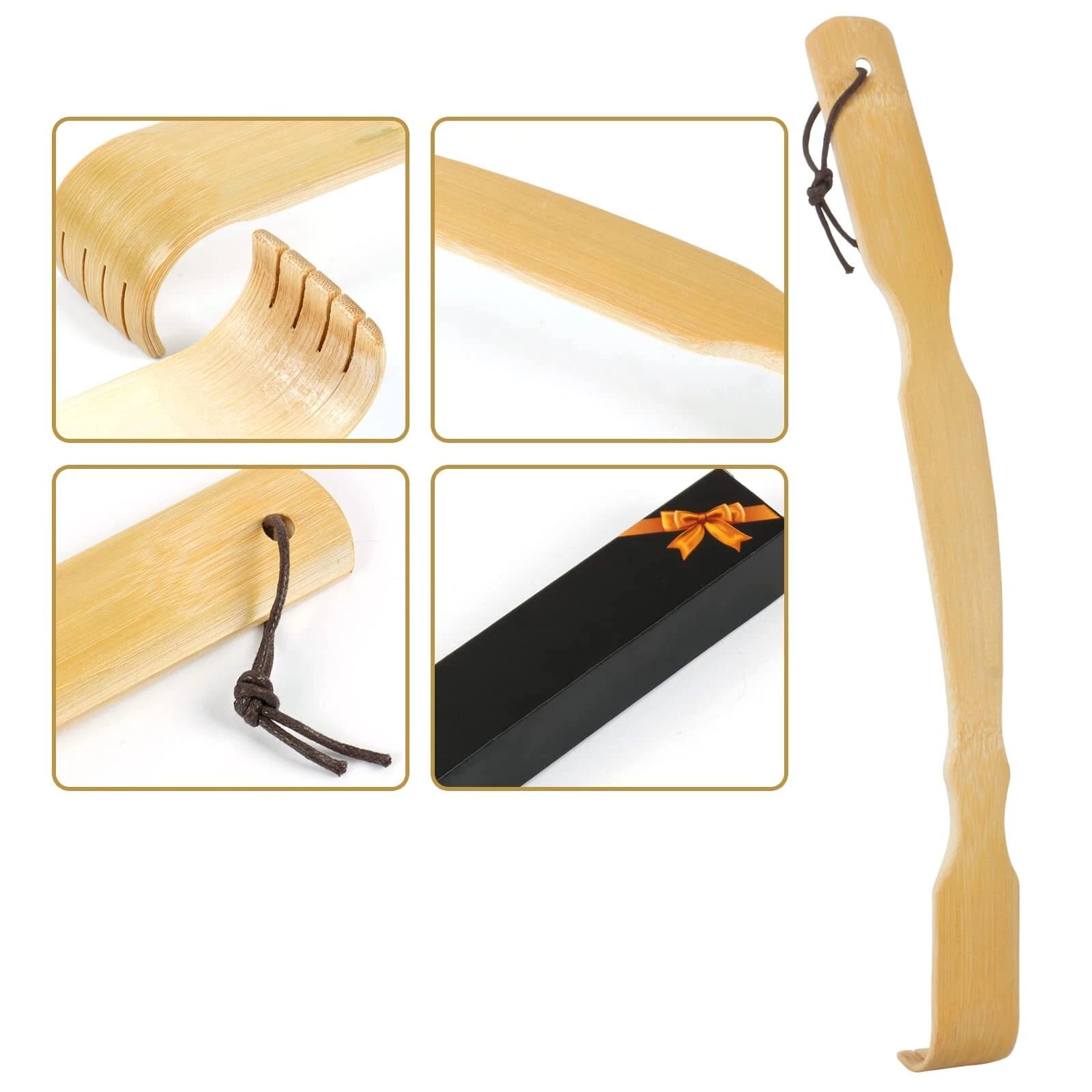 Back Scratcher 2 Pack Back Scratcher for Men Gifts for Women 17 Inch Curved L...