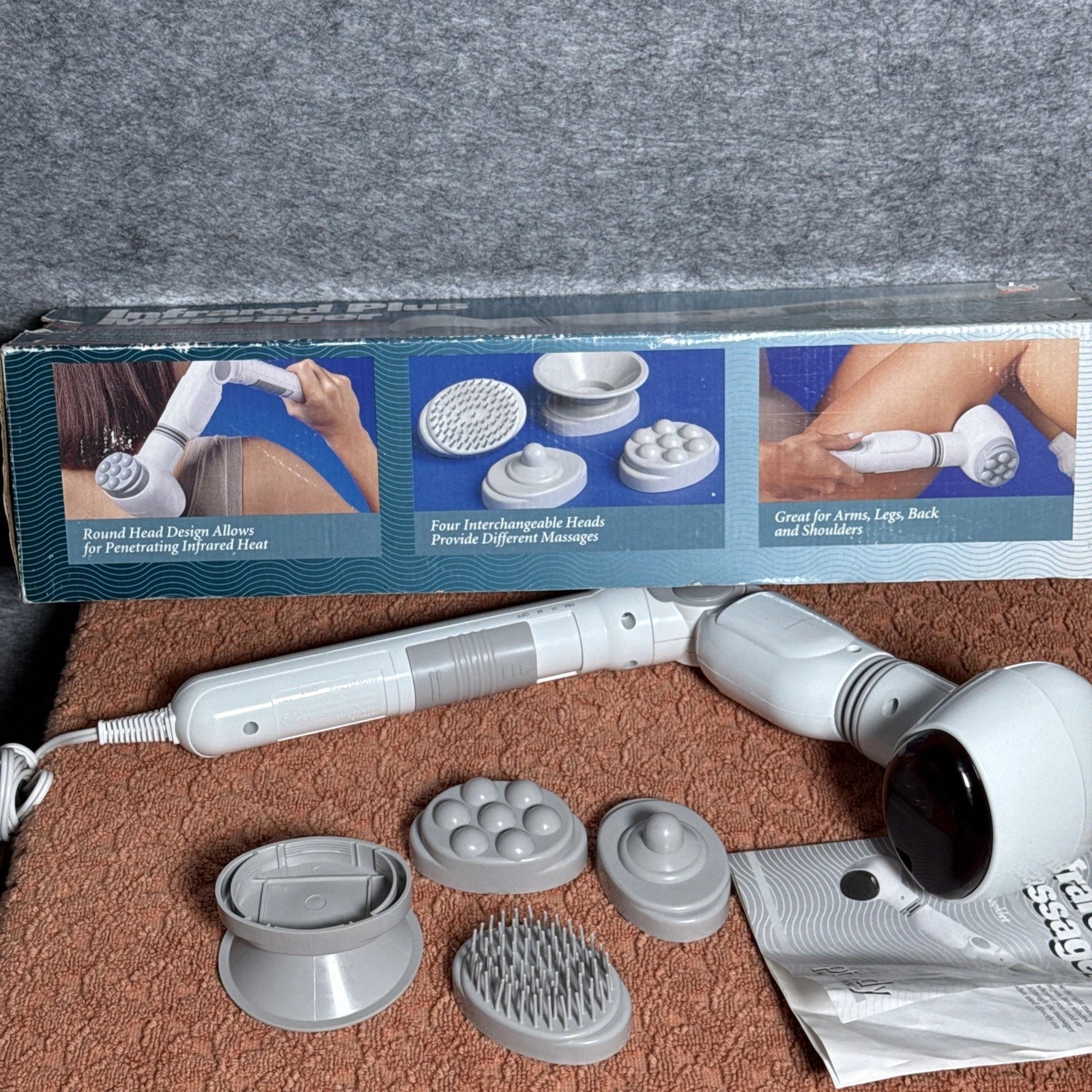 Infrared Massager DR35 Back Massage Bending 8 Ft Cord 3 Settings