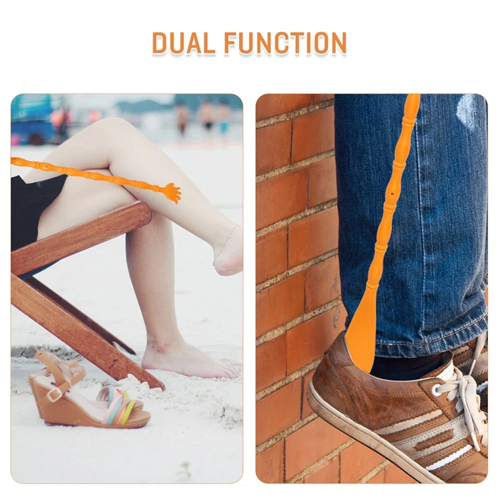 2 Pcs Itchy Claw Shoe Horn Back Massager for Itching Scratcher with
