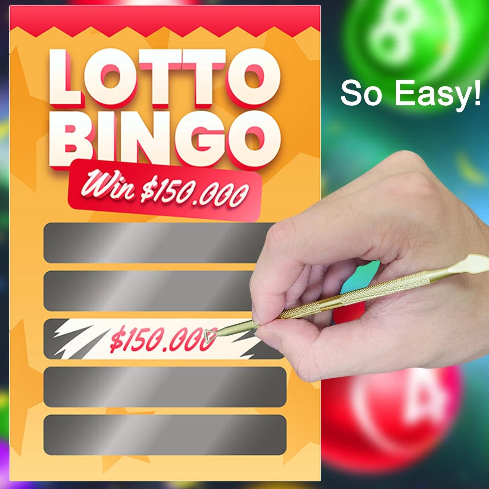 3PCS Lottery Ticket Scratcher Tool Metal Lottery Scratcher Tool Scratch Off T...