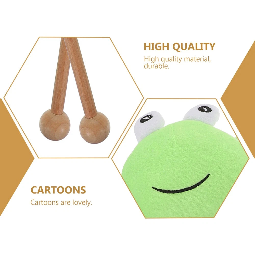 2 Pcs Knock Back Stick Child Scratcher Cartoon Massaging Bars Massage Hammers