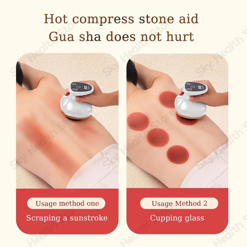 Cupping therapy device, EMS red light heating massager, deep body massage