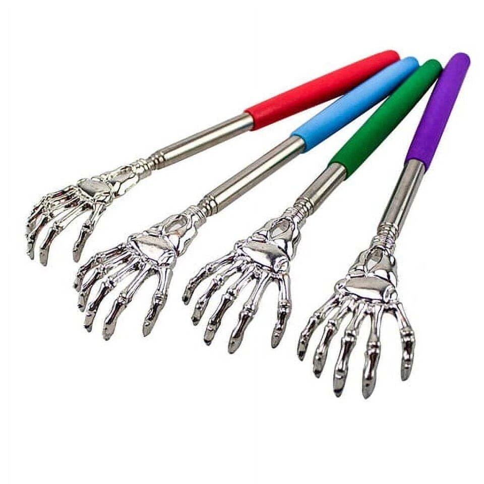 2 Pcs Portable Extendable Back Scratcher Long Hand Shaped Backscratchers