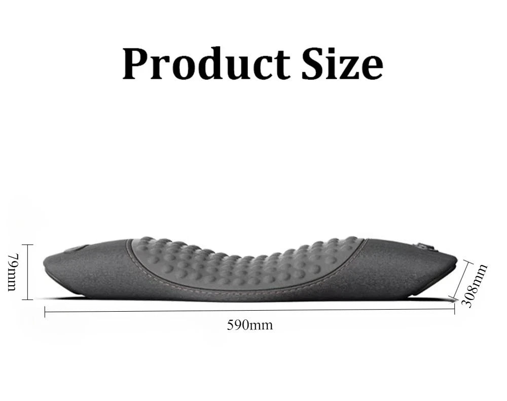 3-In-1 Back Massager with Relief Bed Sleeping Shiatsu Deep Tissue Portable Shoul