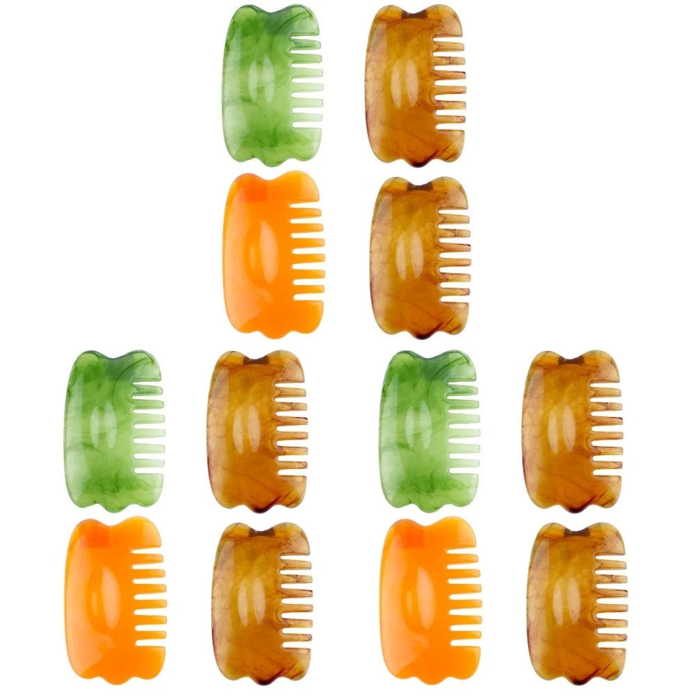 Set of 3 Massage Comb Scraping Board Scalp Head Massager Scratcher
