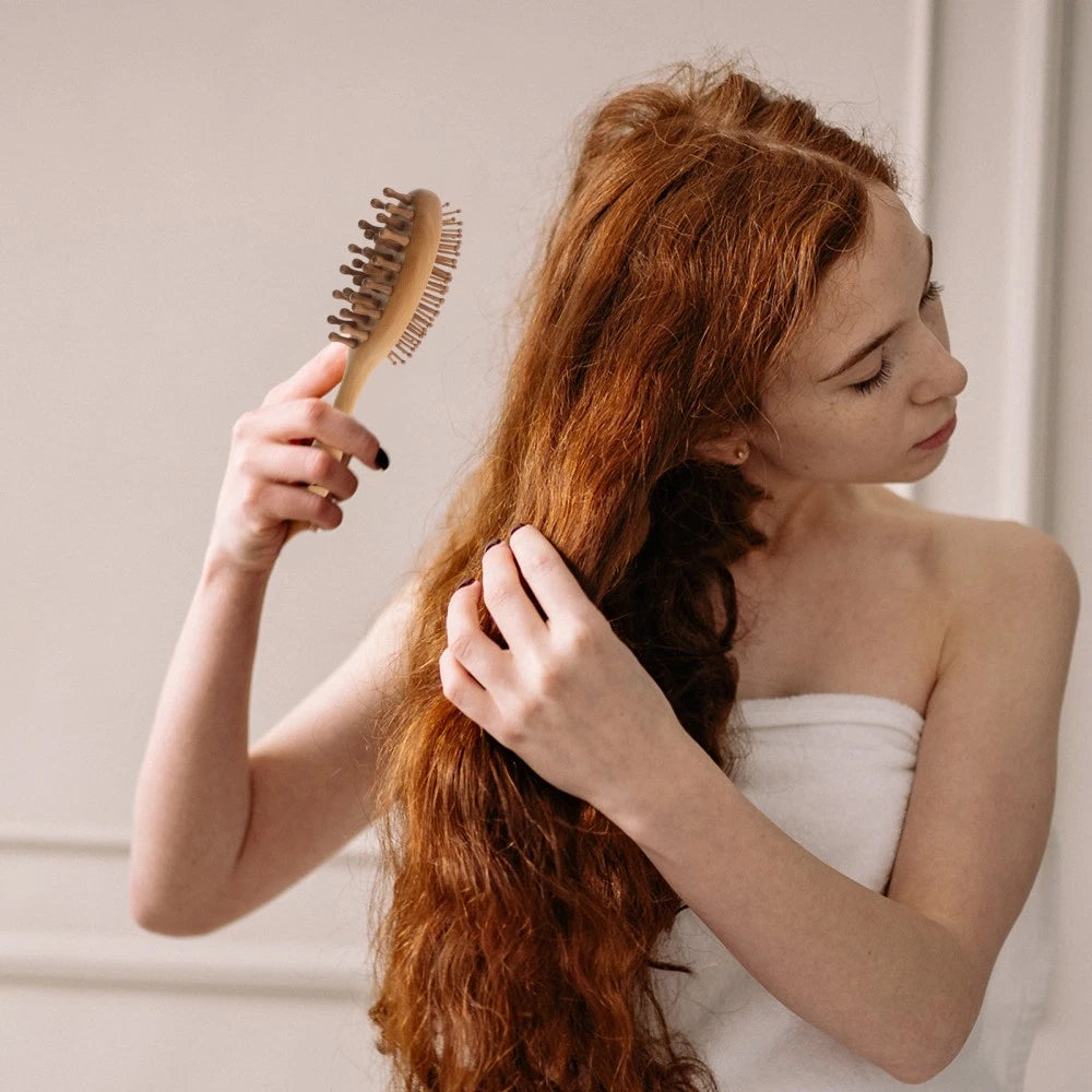 Massage Comb Travel -finger Massaging Hair Scratcher for Scalp