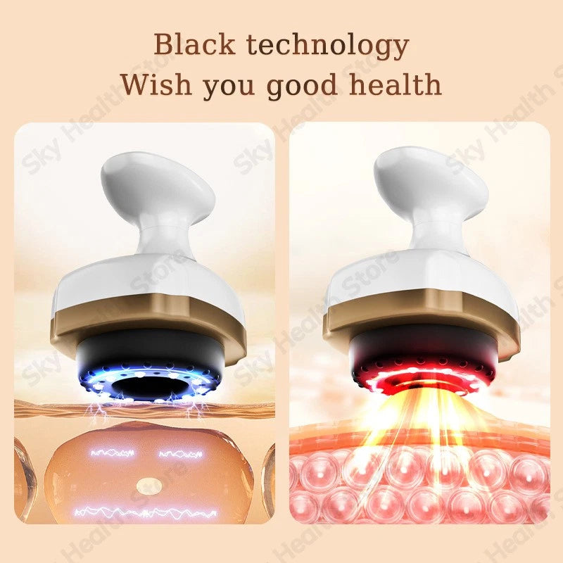 Cupping therapy device, EMS red light heating massager, deep body massage