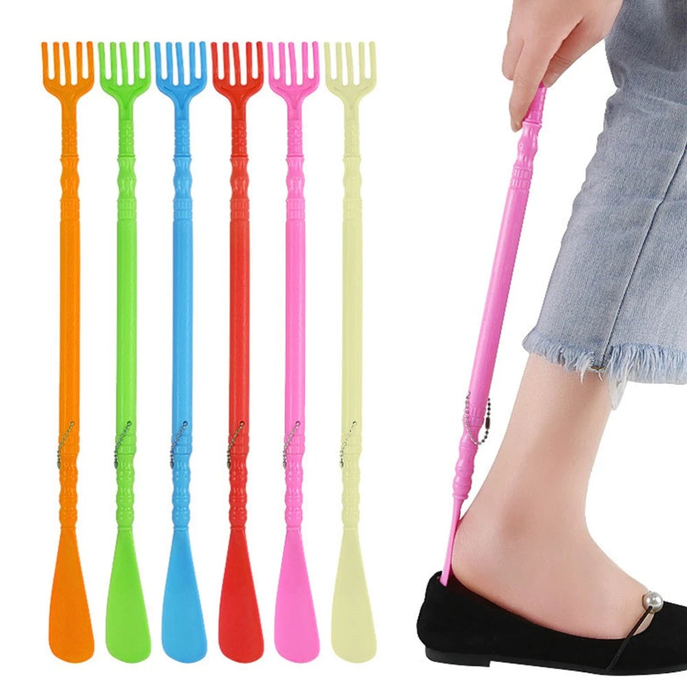 6 Pcs Massage Shoes Wearing Helper Scratcher Backscratcher Horn