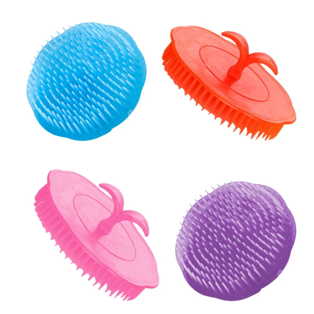4 Pcs Shampoo Brush Scalp Massagers Hair Miss Man Scratcher Comb