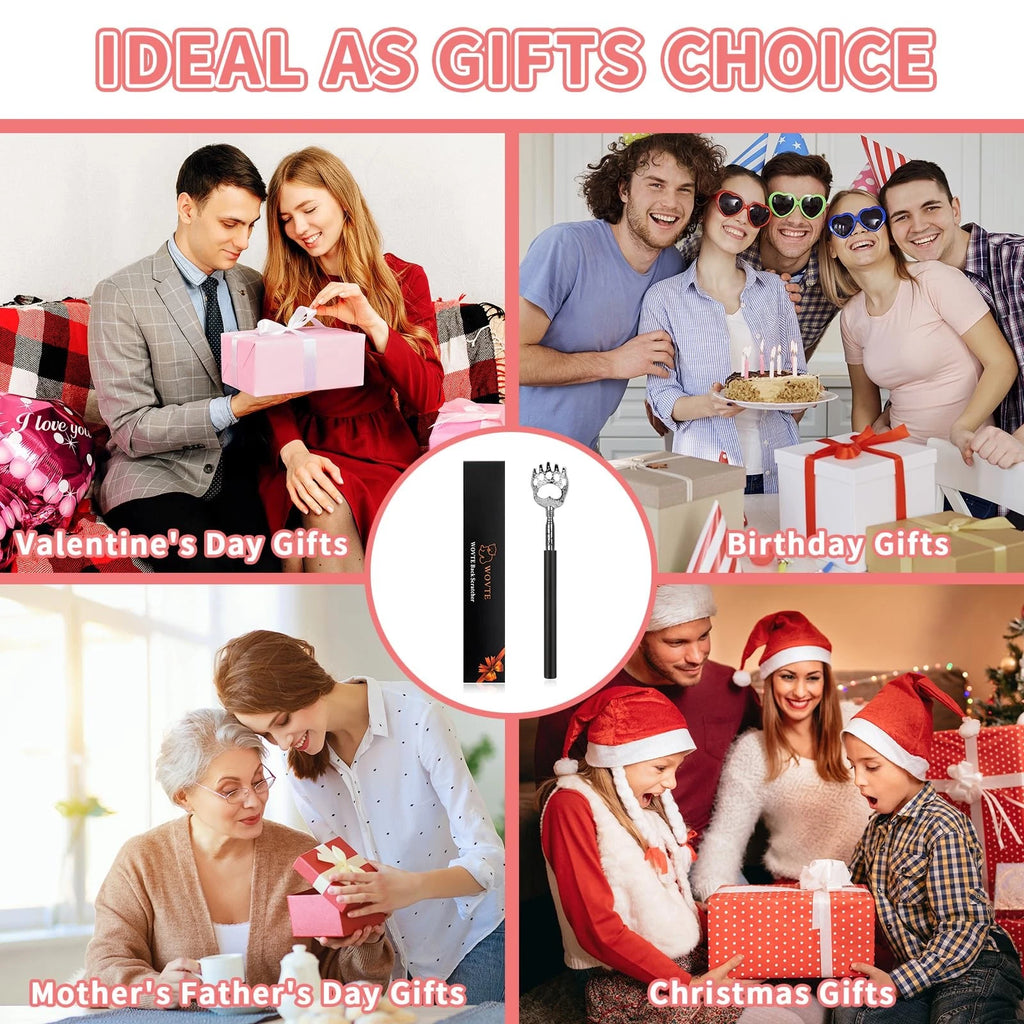 Bear Claw Back Scratcher for Men Women, Gifts for Mom Dad, Stocking Stuffers