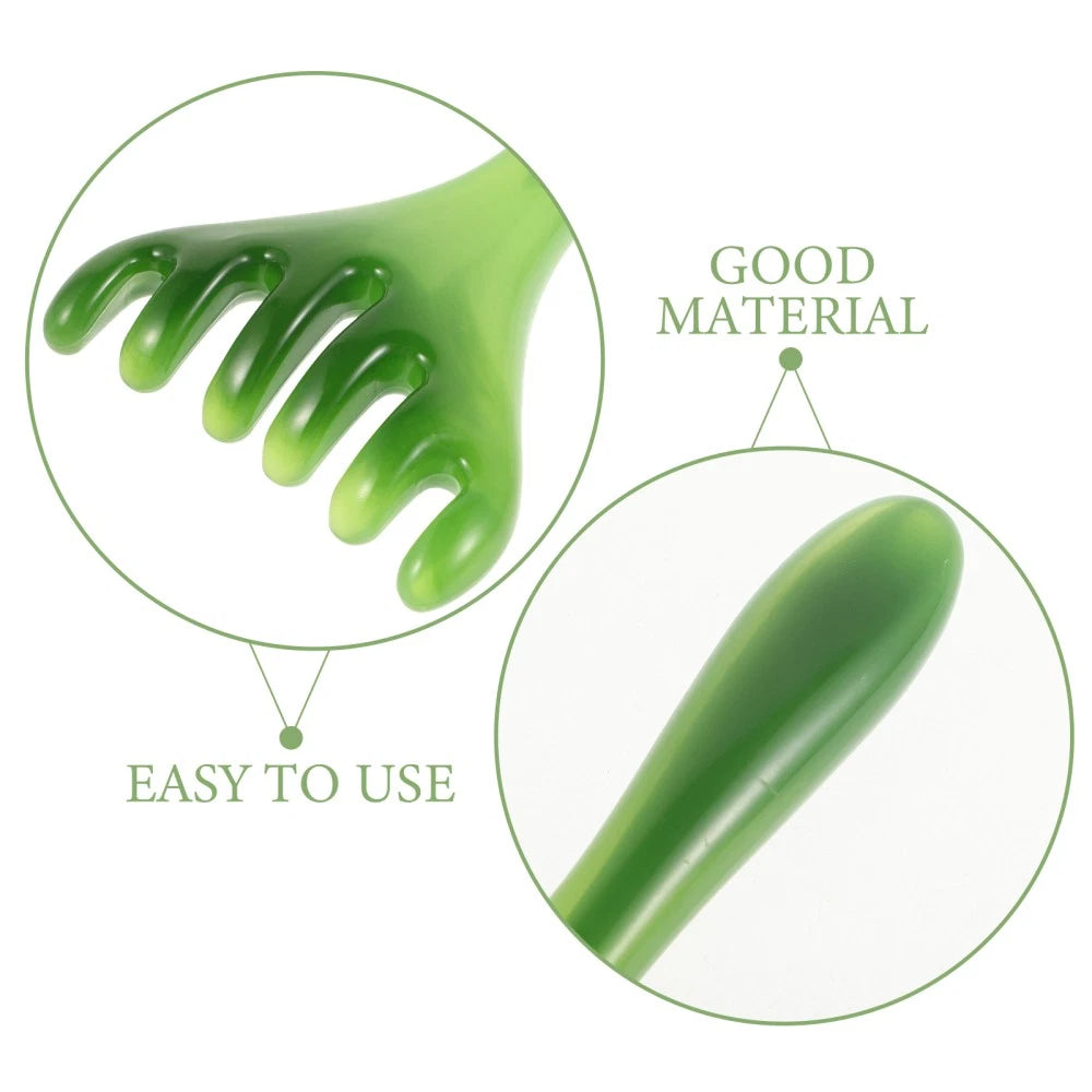 Head Massager for Headaches Scalp Scratcher Tool Gua Sha Brush for Scalp