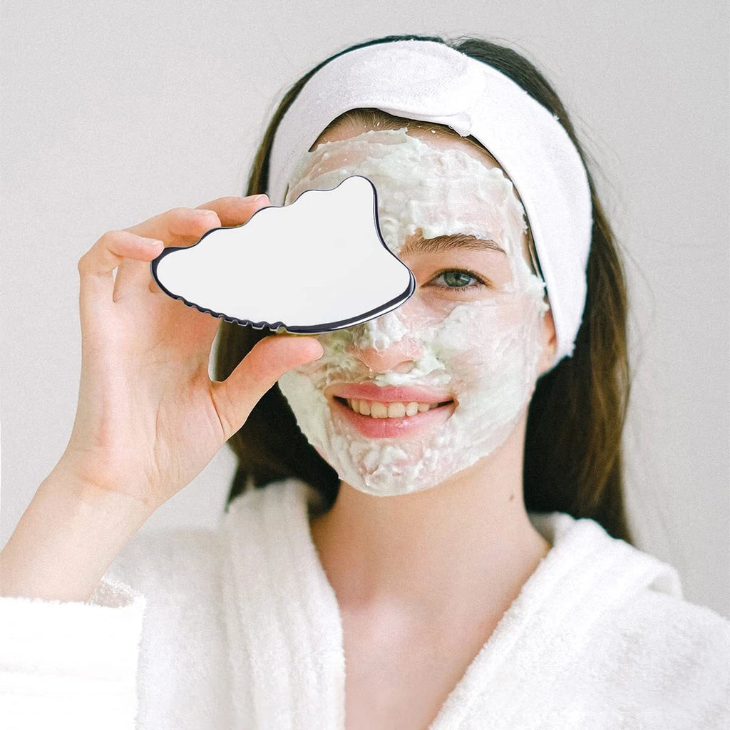 wuyaoyao Gua Sha Scraping Tool Stainless Steel Therapy Massage Tool Lymphatic...