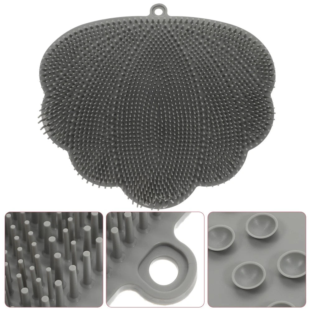 Back Massage Cushion Man Bathroom Suction Cup Scrubber Scratcher Shower