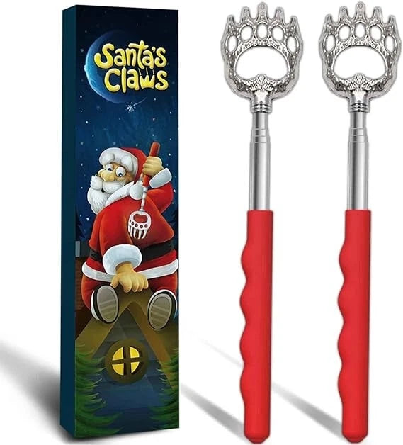 Santa's Claws Telescopic Back Extendable Scratcher 2 In Box Perfect Gift NEW