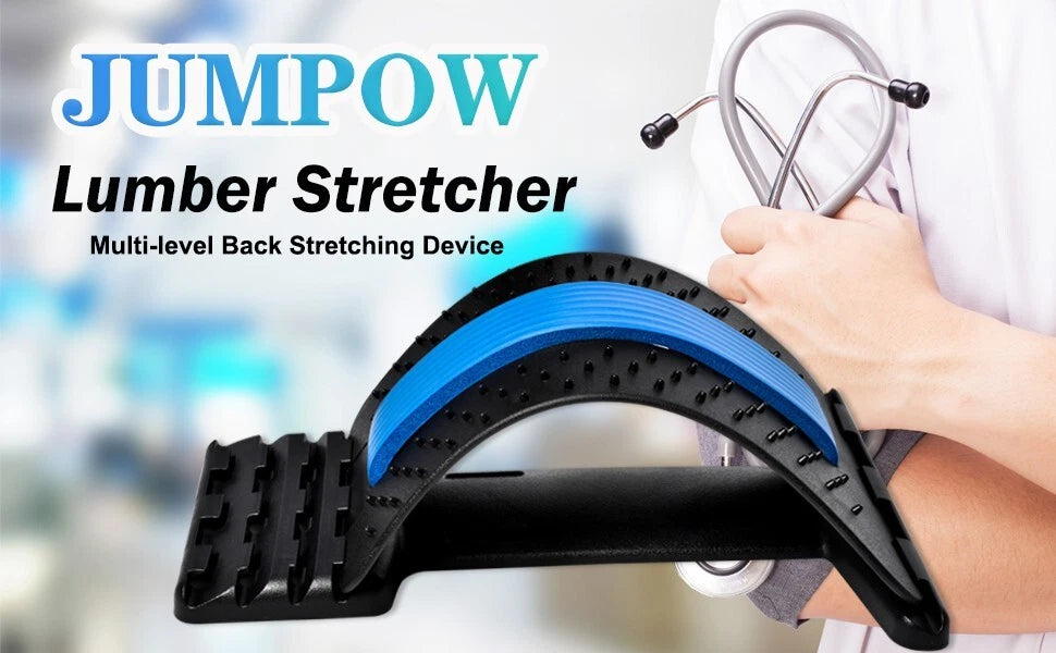 Back Stretcher, Lumbar Back Pain Relief Device, Lower and Upper Back Spine Board
