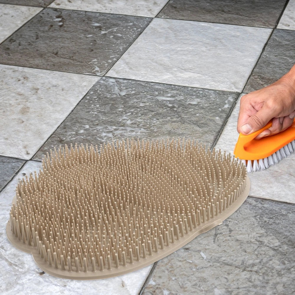 Bath Towel Back Scratcher for Women Scrubber Body Scrubbing Mat Shower Wall Pad