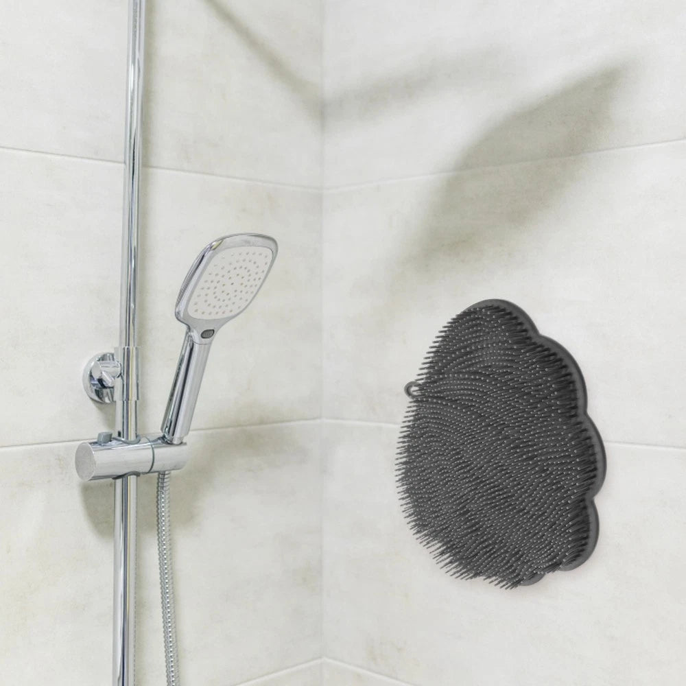 Back Massage Cushion Man Bathroom Suction Cup Scrubber Scratcher Shower